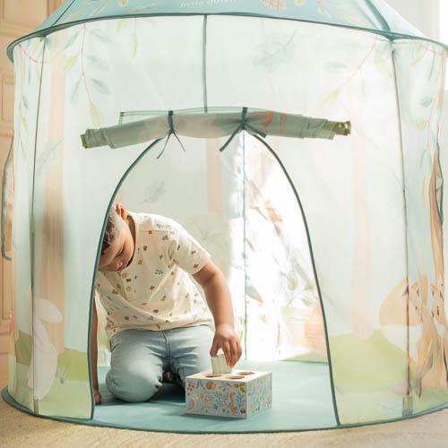 Little Dutch Spielzelt blau Forest Friends Lieferumfang
