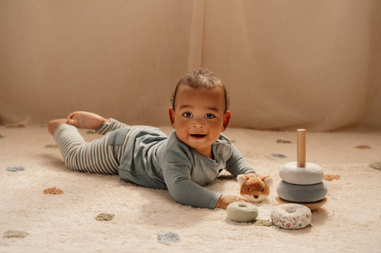 Little Dutch Stapelturm - Mehrfarbig blau - Forest Friends