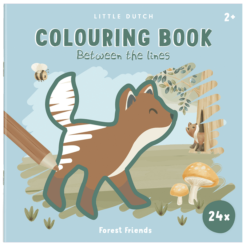 Little Dutch blau Malbuch zwischen den Zeilen Forest Friends