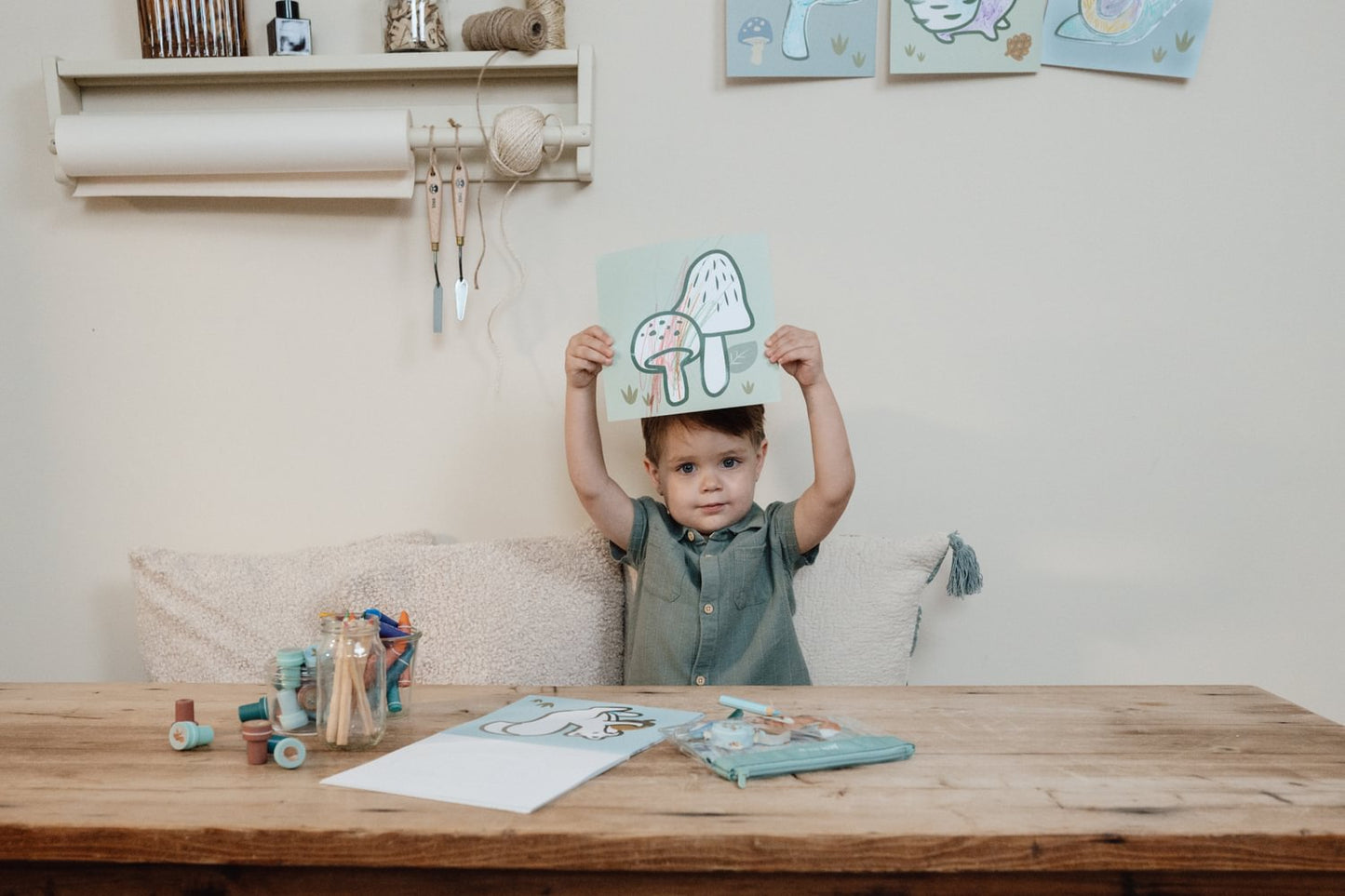 Little Dutch blau Malbuch zwischen den Zeilen Forest Friends