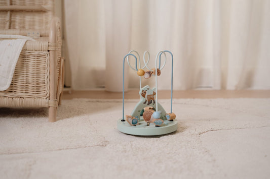 Little Dutch große Aktivitätsspirale blau Detailansicht