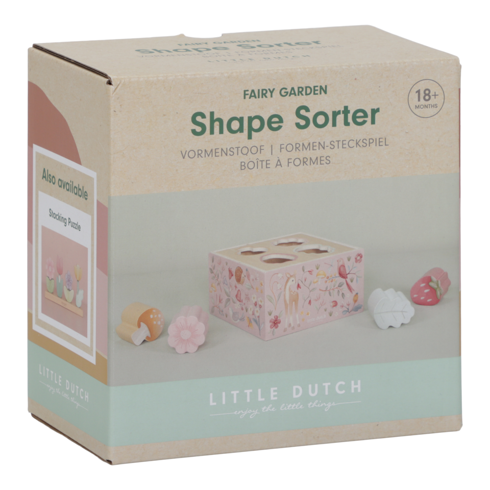 Little Dutch rosa Formen-Steckspiel - Fairy Garden