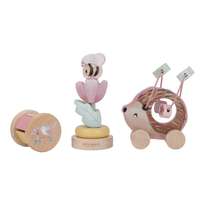 Little Dutch rosa Geschenkset Holz Fairy Garden