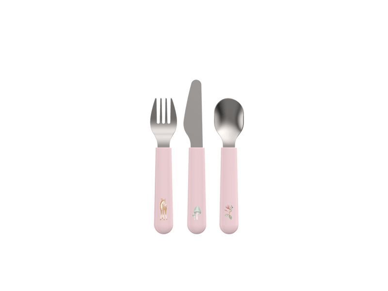 Mepal rosa Kinder Besteck Set Mio Mepal 3er Set
