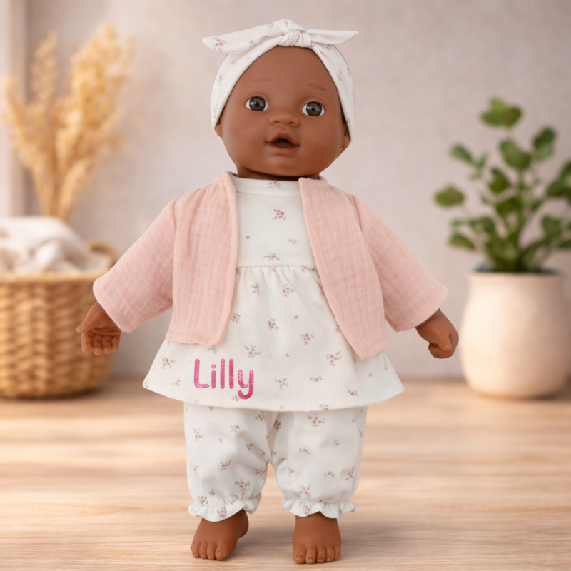 Little Dutch Baby Puppe Noa Personalisierung mit Namen Glitzer | einfachschoen