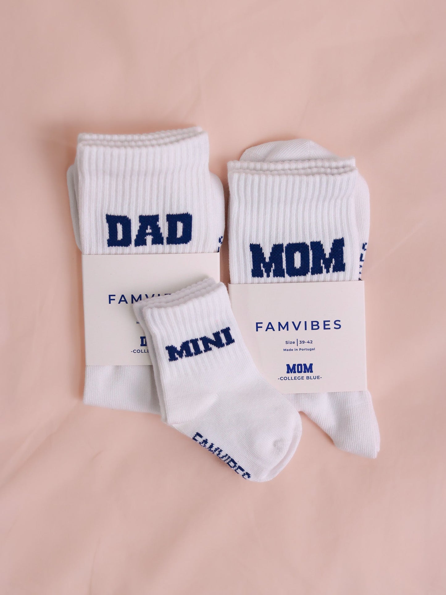 Famvibes Mini College Socken weiß