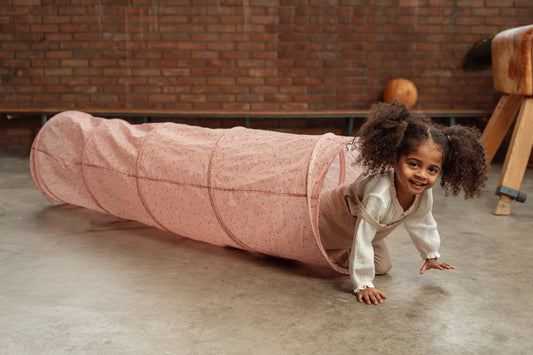 Rosa Kriechtunnel Fairy Garden Little Dutch - der Krabbeltunnel