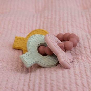 Little Dutch rosa Beißspielzeug Schlüsselbund