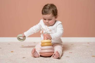 Little Dutch Stapelringe rosa Kunststoff
