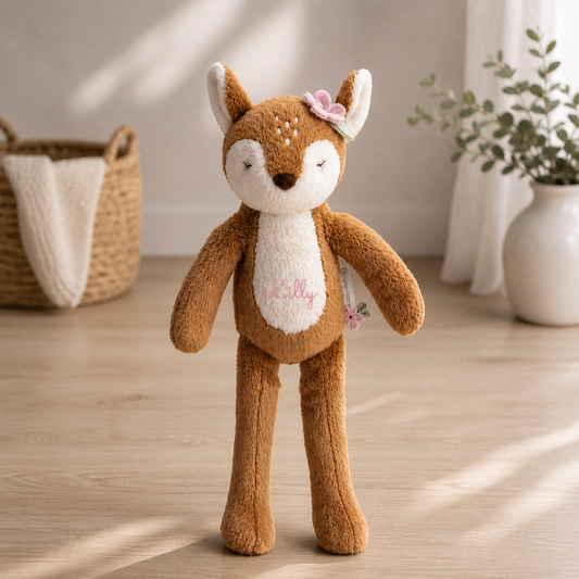Little Dutch Kuscheltier Reh long legs - Fairy Garden Personalisierung mit Namen