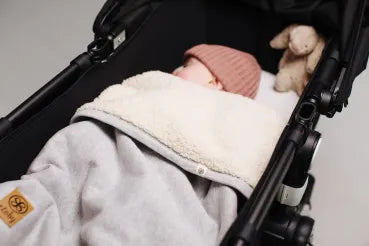 Cloby multifunktionale Teddy Decke grau – Winter