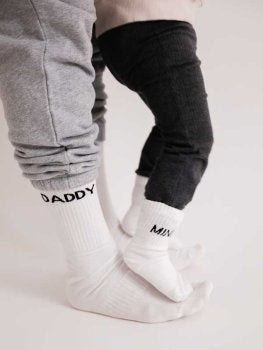 DADDY Socken weiss famvibes