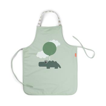 Done by Deer grüne Wasserdichte Kinderschürze Happy clouds