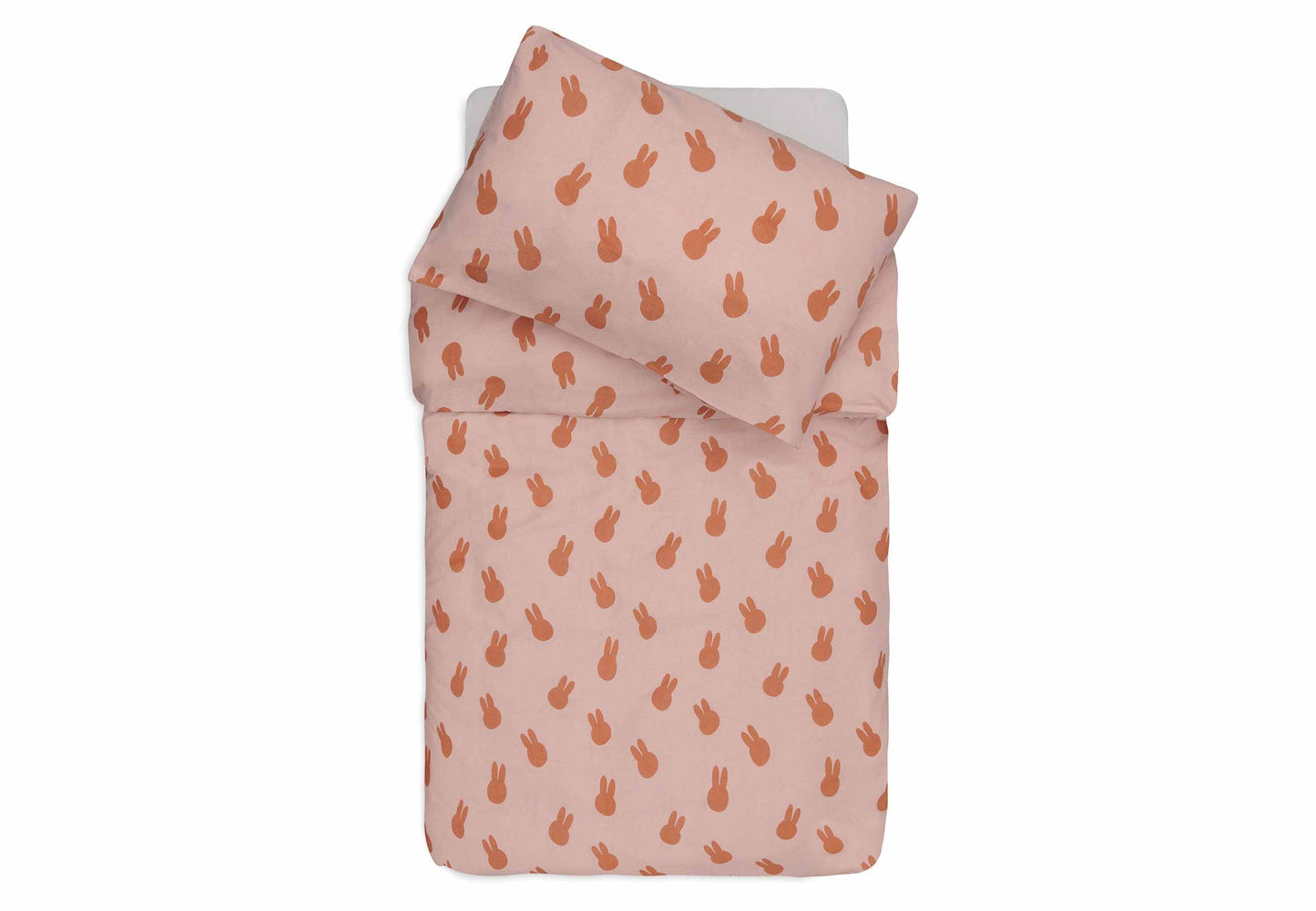 Jollein Bettwäsche - Miffy Shadow 003-005-68053 Bettwäsche Jollein – Detailaufnahme Material und Verarbeitung