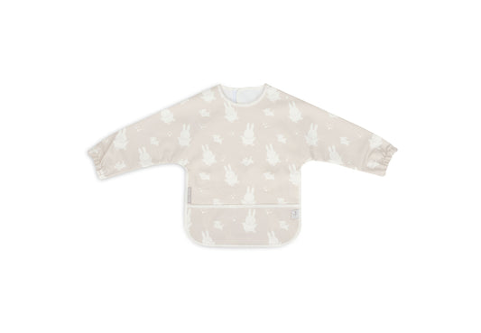 Jollein Lätzchen Wasserdicht mit Ärmeln - Miffy & Snuffy 029-869-67091 Lätzchen Jollein – Detailaufnahme Material und Verarbeitung