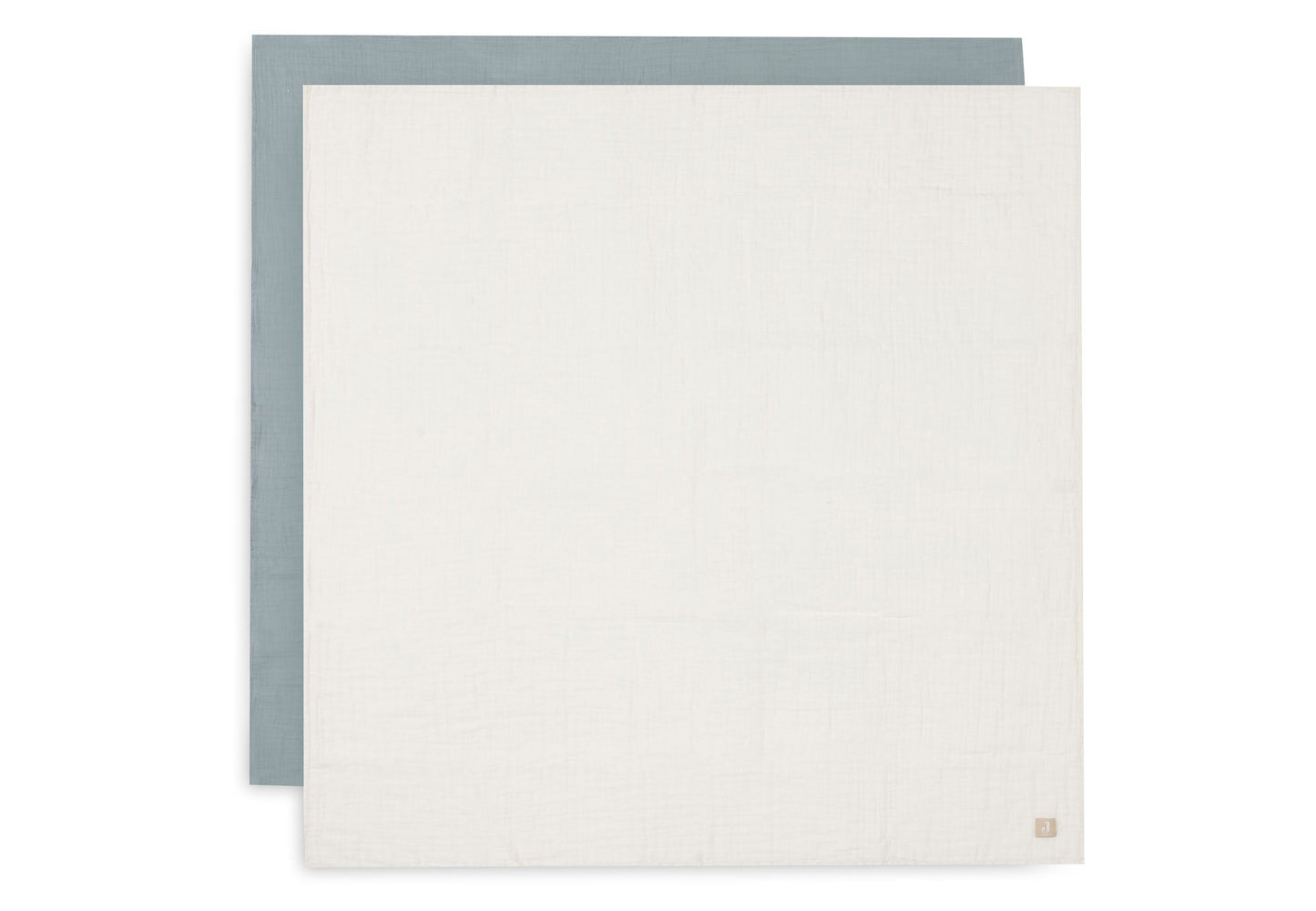 Jollein Mullwindeln Hydrophil 115x115cm - Basic - 2 Stück 535-852-00001 Tuch Jollein – Material Nahaufnahme Stoff