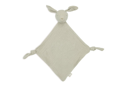 Jollein rosa Schmusetuch Hase Bunny Ears Wild Rose – Detailansicht