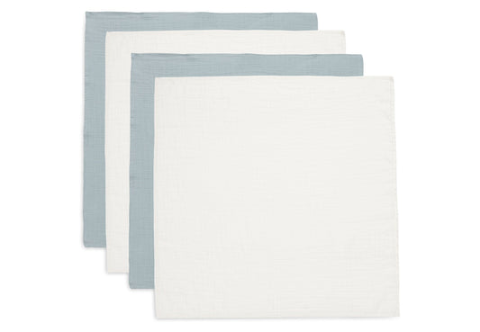 Jollein Spucktuch Hydrophil 70x70cm - 4 Stück 535-851-00105 Tuch Jollein – Detailaufnahme Material und Verarbeitung