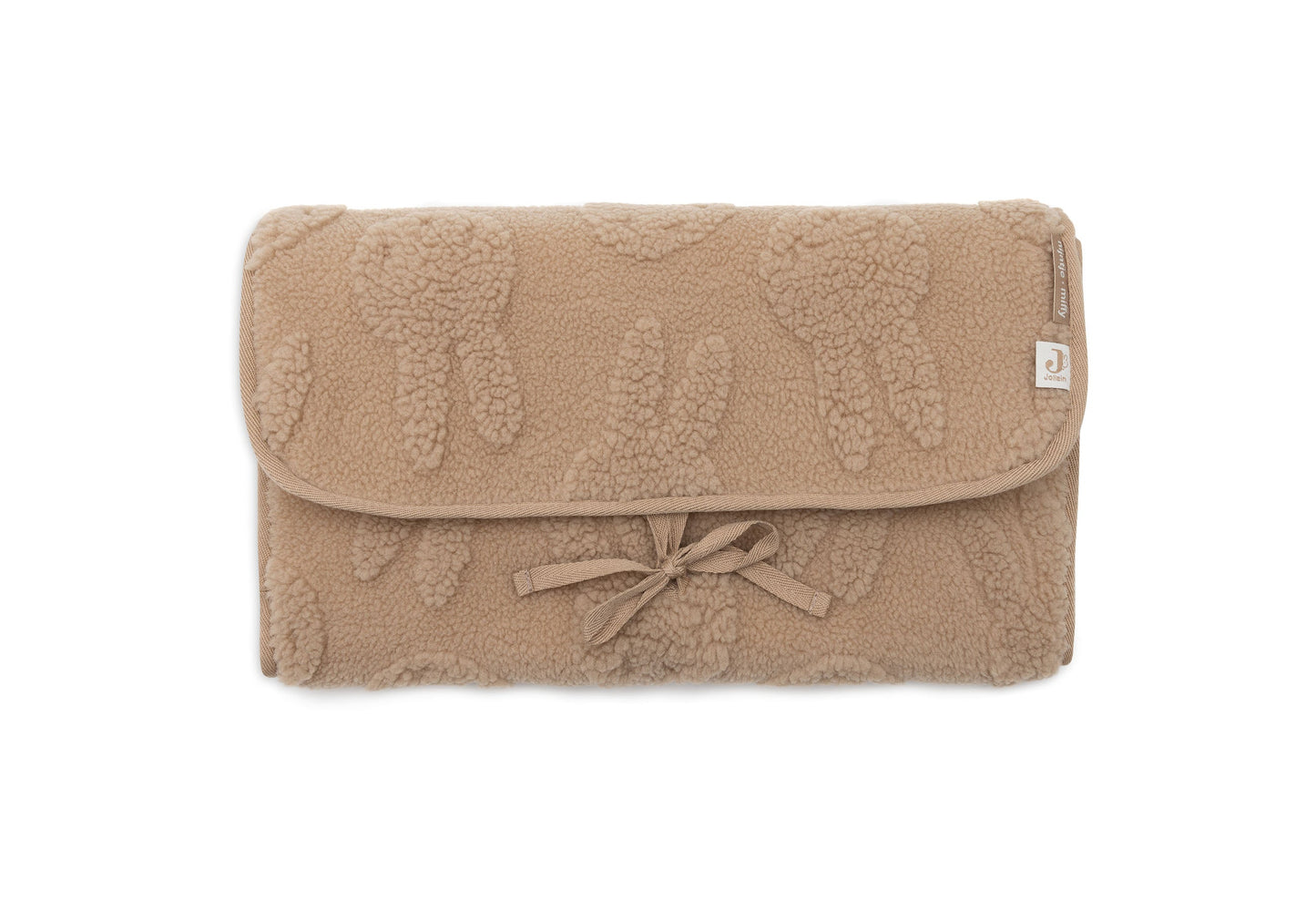 Jollein Wickelunterlage mit Ablagefächern - Miffy Jacquard Teddy 092-001-68121 Wickelauflage Jollein – Studio Produktbild Frontansicht