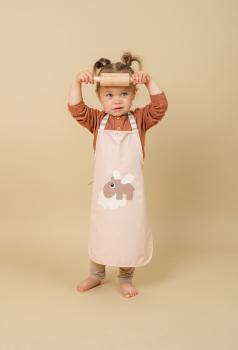 done by deer grüne Wasserdichte Kinderschürze Happy clouds