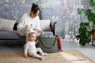 laessig Cas Mix Shopper oliv Detailansicht