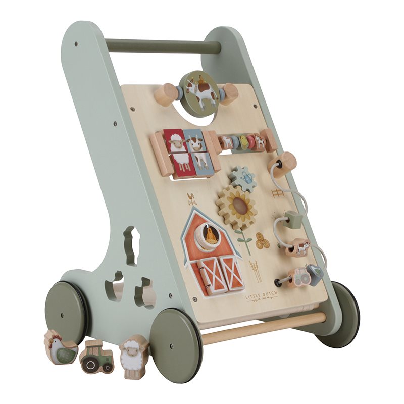 Little Dutch Aktivitäten Laufwagen Little Farm FSC LD7132