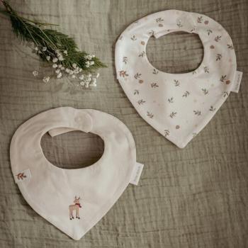 Little Dutch 2er-Pack Weihnachtslätzchen Bandana Little Christmas Detailansicht