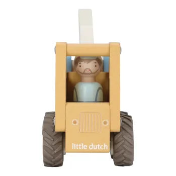 Little Dutch Kranwagen FSC der Holzkran – Gelb – Essentials
