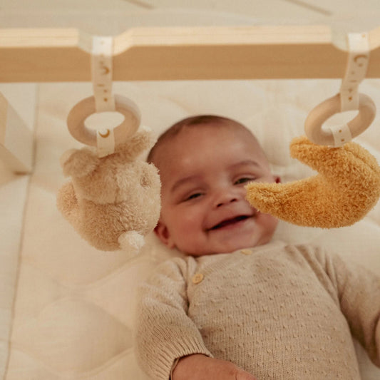 Little Dutch Beige Spieltrapez Newborn Naturals – Detailansicht