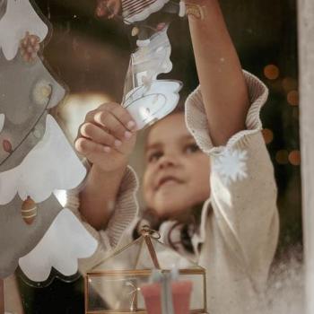 Little Dutch Fensteraufkleber Weihnachtsbaum Detailansicht