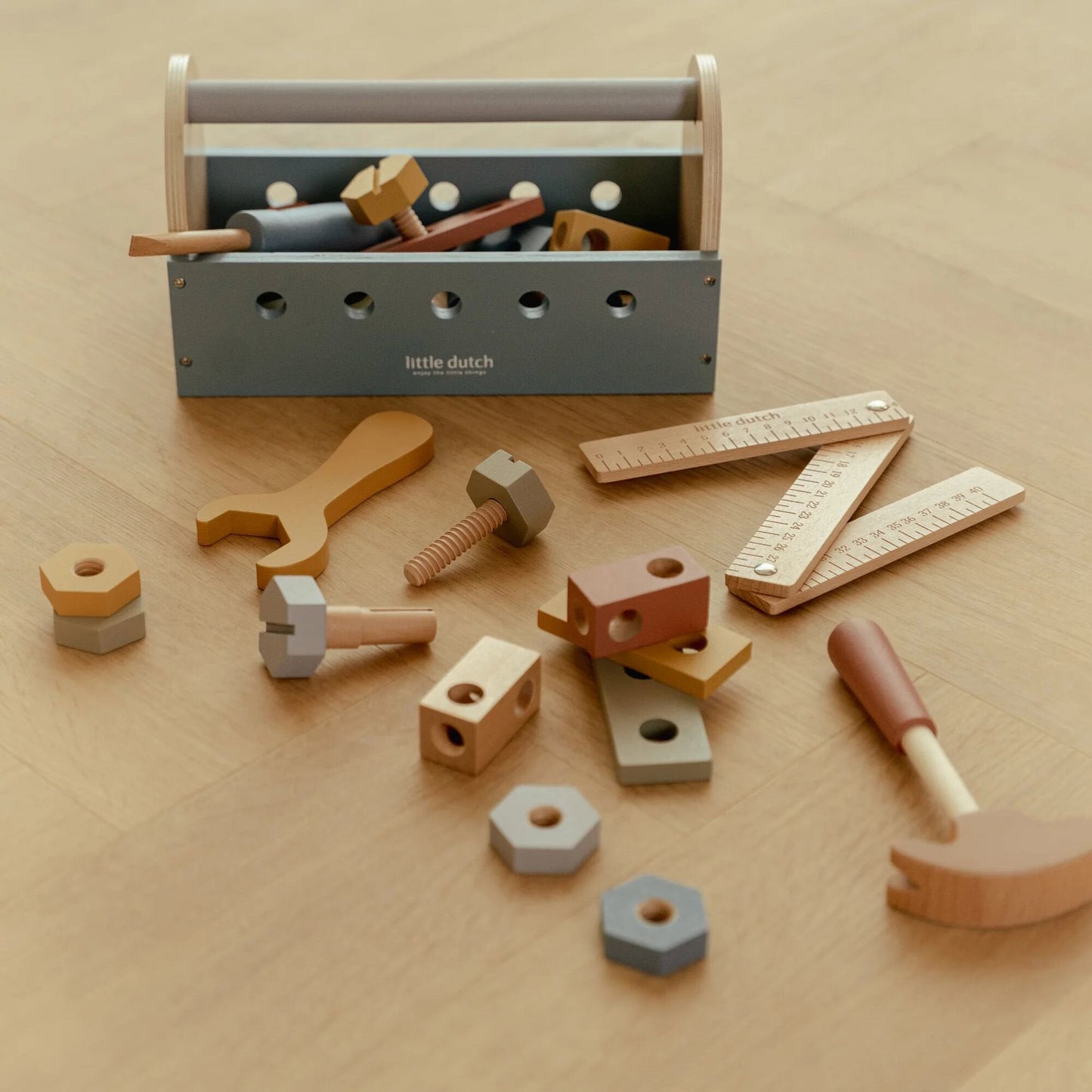 Little Dutch Holz Werkzeugkasten FSC LD2544 – Größe