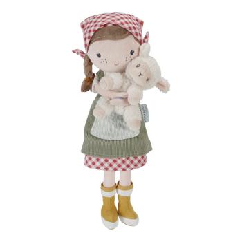 Little Dutch Kuschelpuppe Farmerin Rosa mit Schaf 35cm