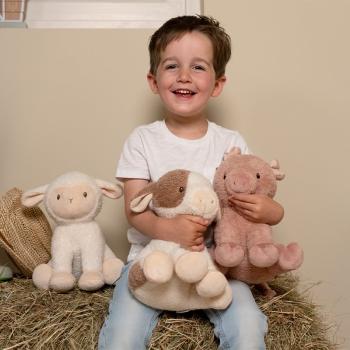 Little Dutch Kuscheltier Schwein 25cm Little Farm rosa Detailansicht