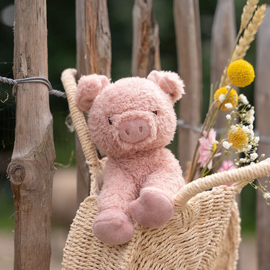 Little Dutch Kuscheltier Schwein 17cm Little Farm – Detailansicht