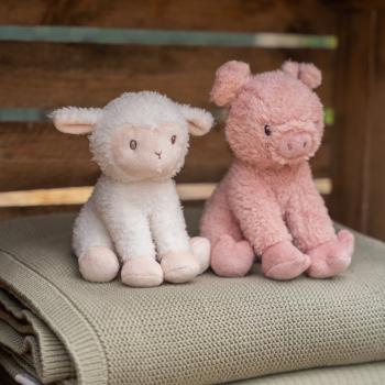 Little Dutch Kuscheltier Schwein 25cm Little Farm rosa mit Verpackung