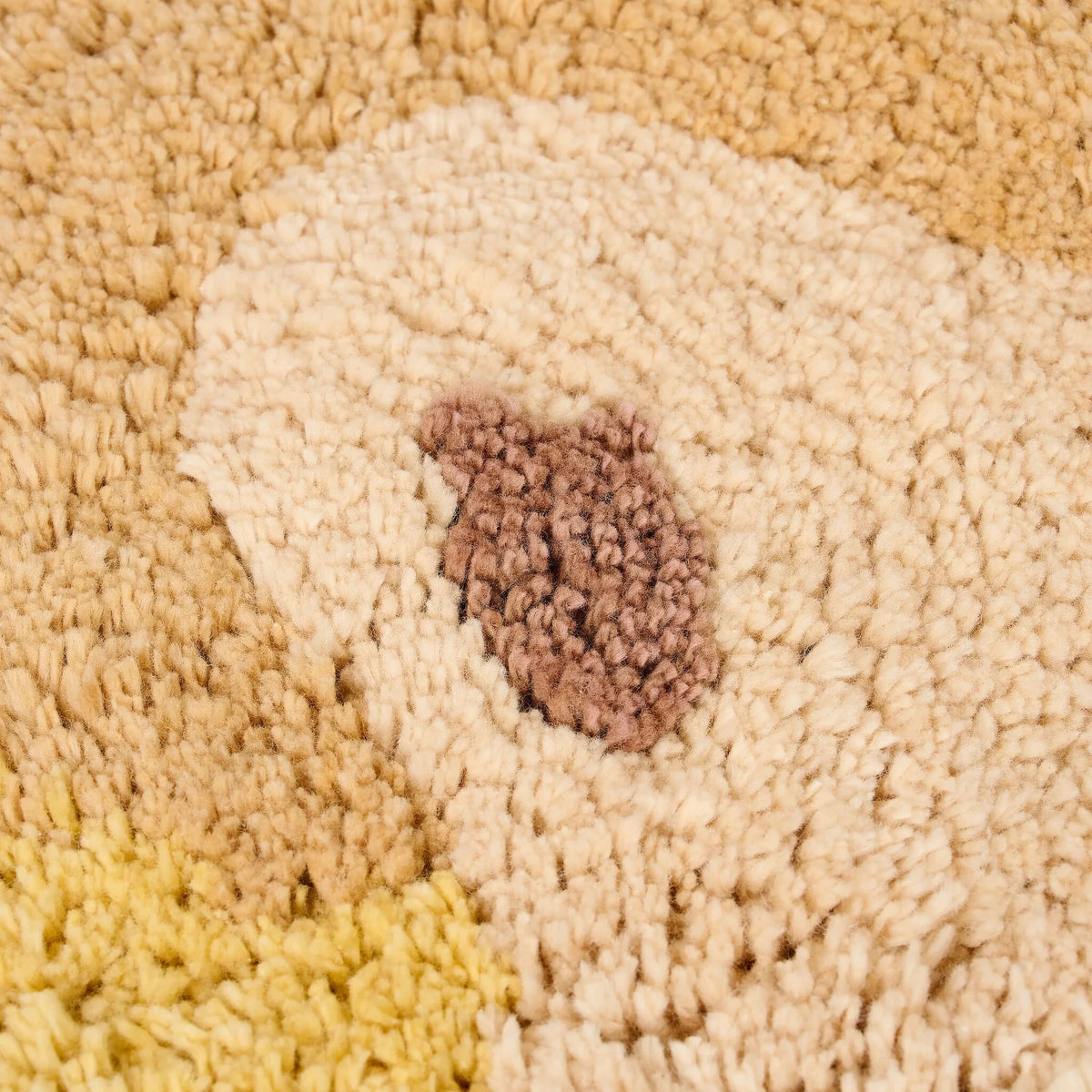 Details Little Dutch Teppich Löwe Gelb Safari Leo