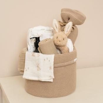 Little Dutch Musselintuch Swaddle 120 x 120 Baby Bunny Little Dutch mit Verpackung
