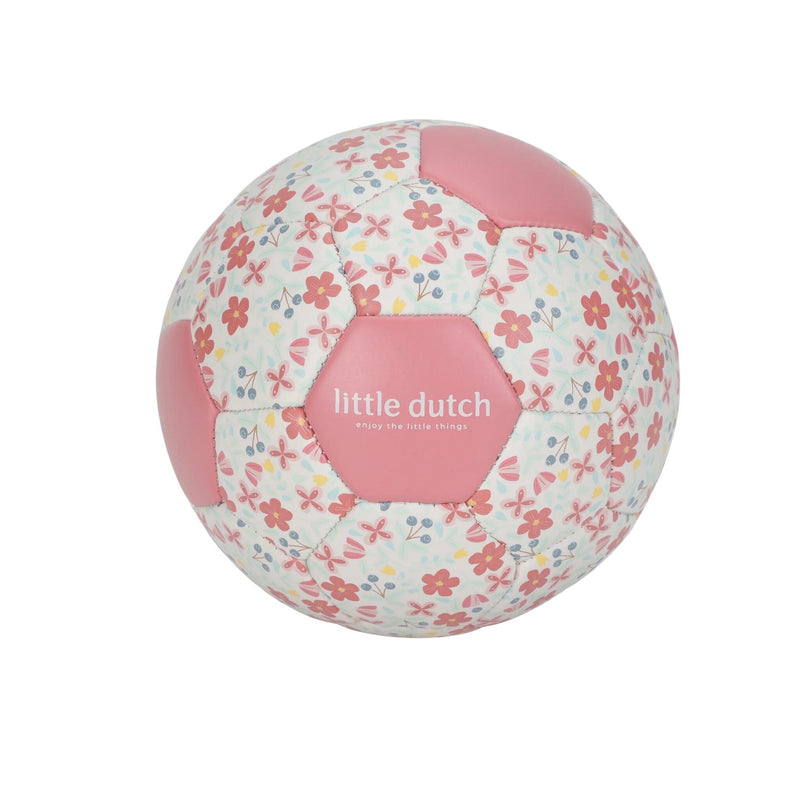 Little Dutch rosa Miniball Blumen - der erste Fussball pink