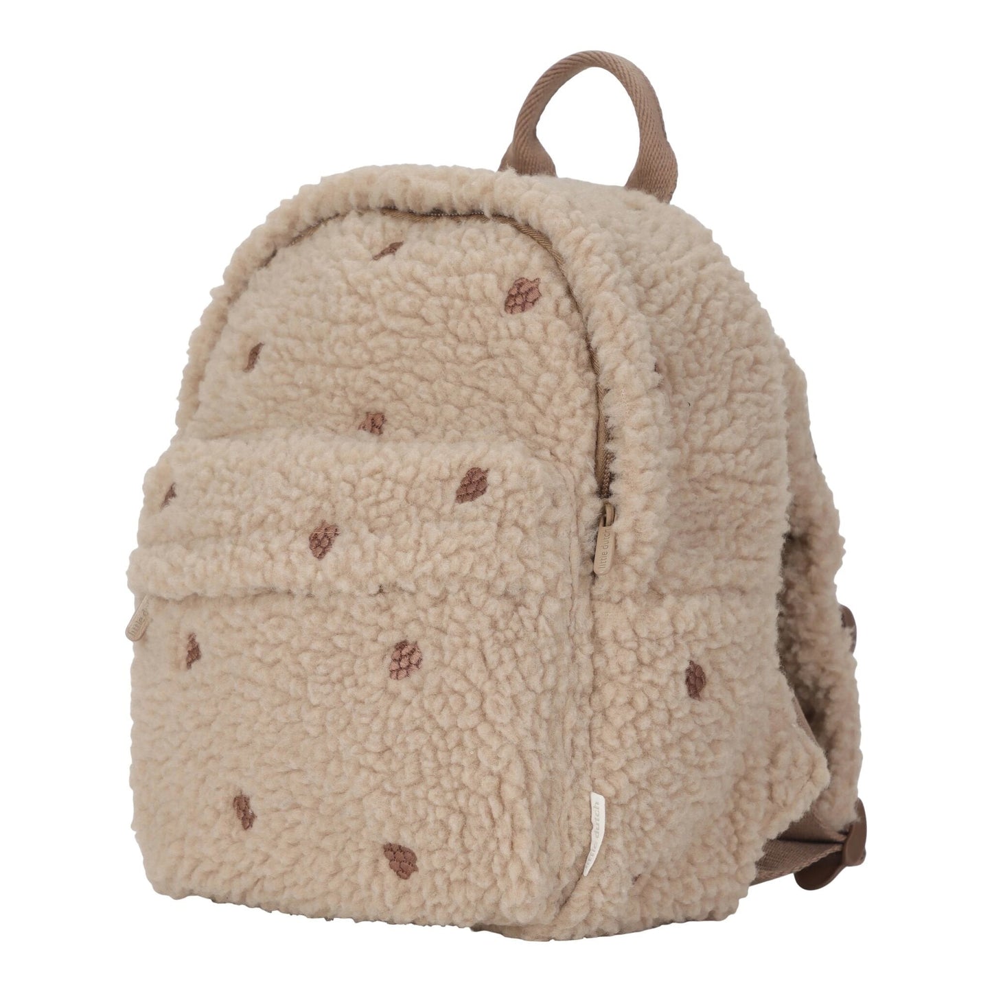 Little Dutch Rucksack Teddy mit Zapfen Taupe – Aufbau