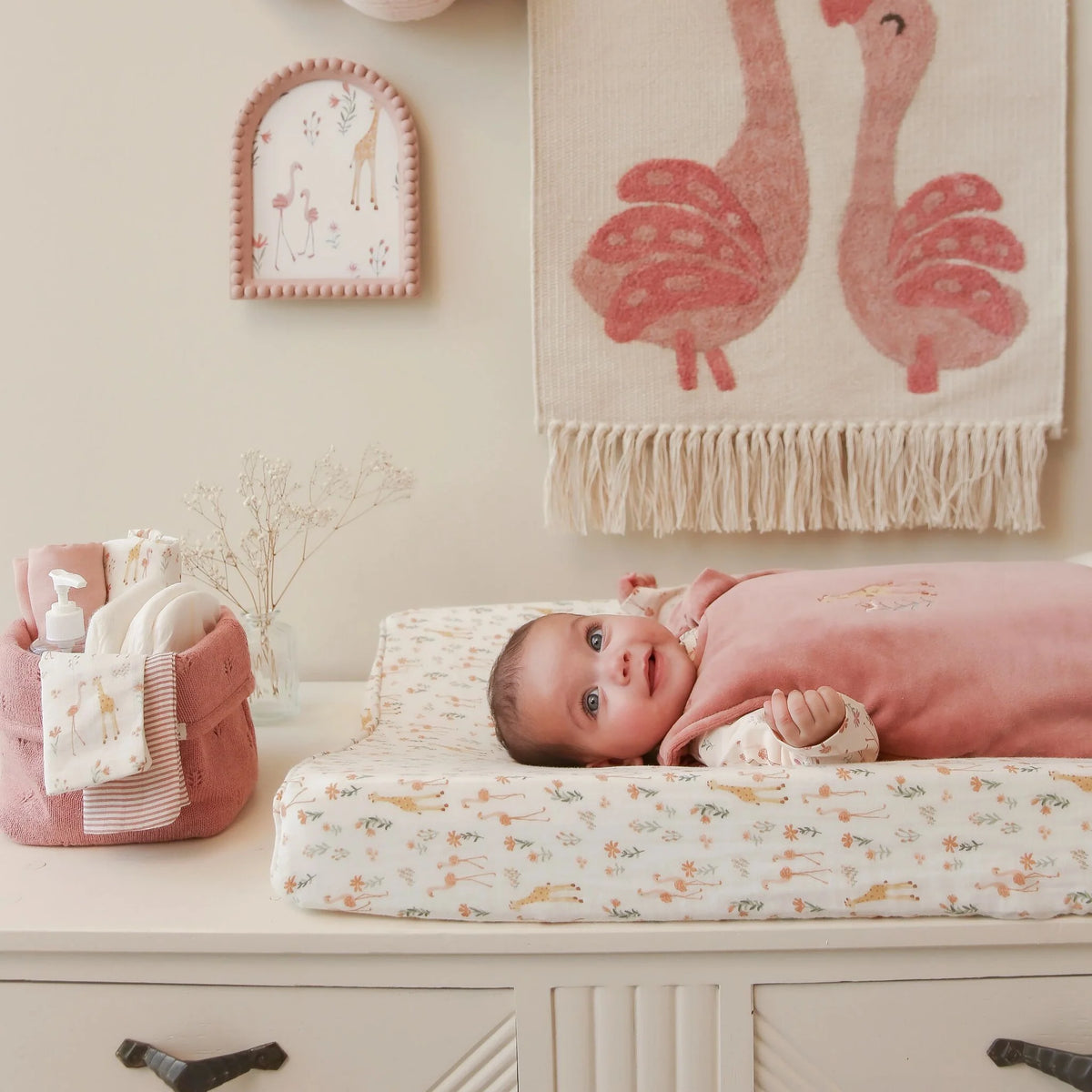 Little Dutch Waschhandschuh Set Blooming Safari im Kinderzimmer