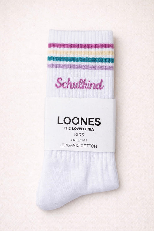 Loones 4er Set | Schulkind plume & THE 1-2-3 & ABC (1 Paar gratis) Ansicht 2