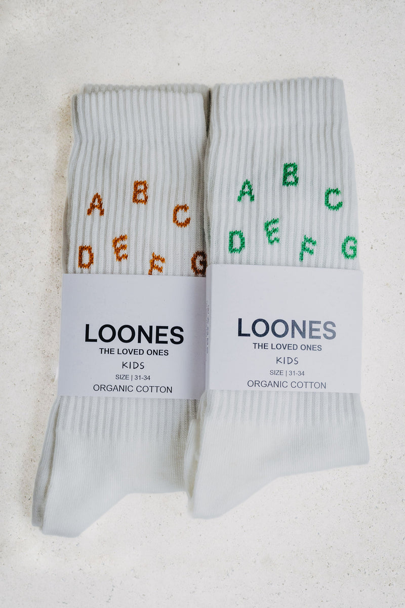 Loones THE ABC | 2er Set | green & amber Studio Aufnahme