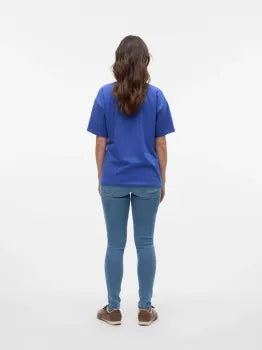 MAMALICIOUS Umstands-T-Shirt MAMA be nice - blau