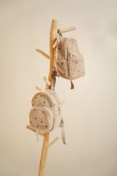 Little Dutch Rucksack Teddy mit Blumen Sand