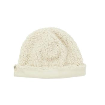 Cloby Teddy Mütze zum wenden Off White 6 Detailansicht