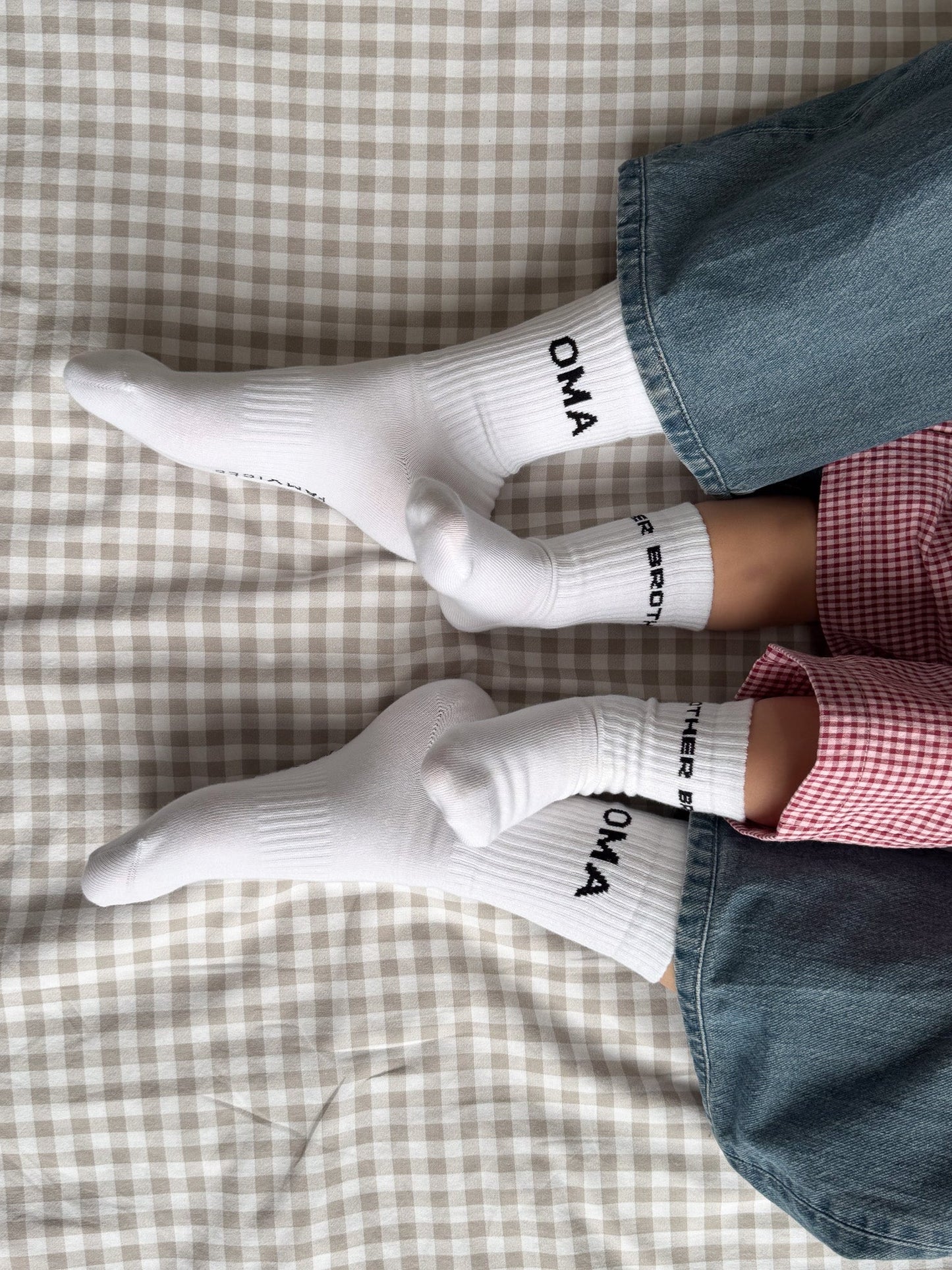 Famvibes Brother Original Socken weiss