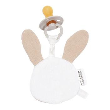 Little Dutch Schnullertuch Bunny Musselin Kaninchen Beige Detailansicht