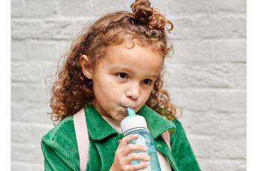 Mepal Wasserflasche Flip-up Campus 500 ml - blau - für kohlensäurehaltiges Wasser