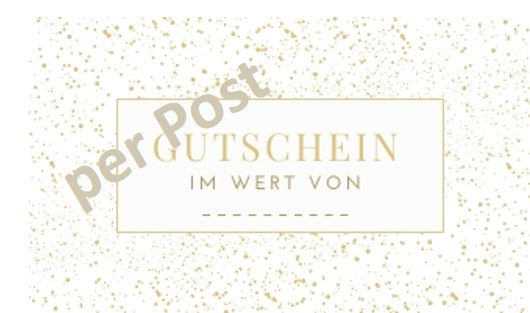 Online Gutscheine postalischer Versand