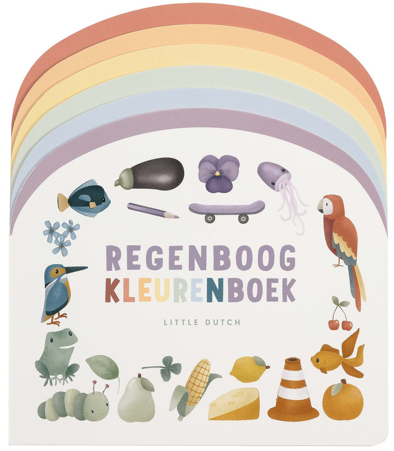 Kinderbuch Regenbogen Malbuch NL Studio Aufnahme